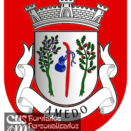 Emblema Bordado Antiga Freguesia de Amedo (Carrazeda de Anciães, Bragança) 1