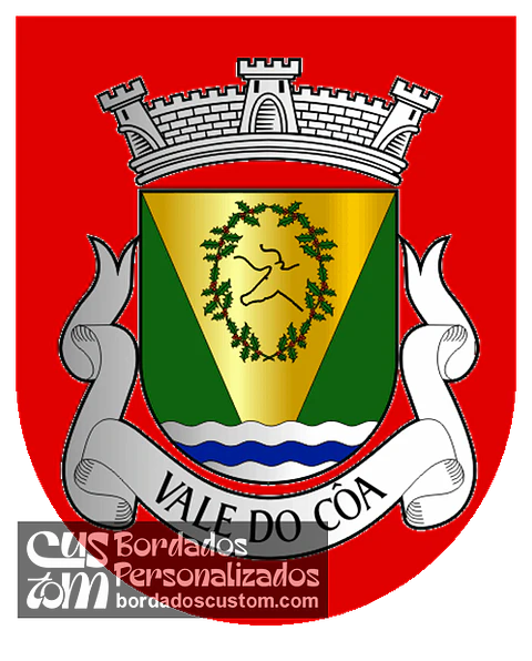 Emblema Bordado Freguesia de Vale do Côa (Pinhel, Guarda)