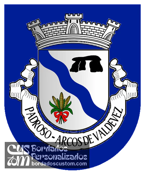 Emblema Bordado Freguesia de Padroso (Arcos de Valdevez, Viana do Castelo)