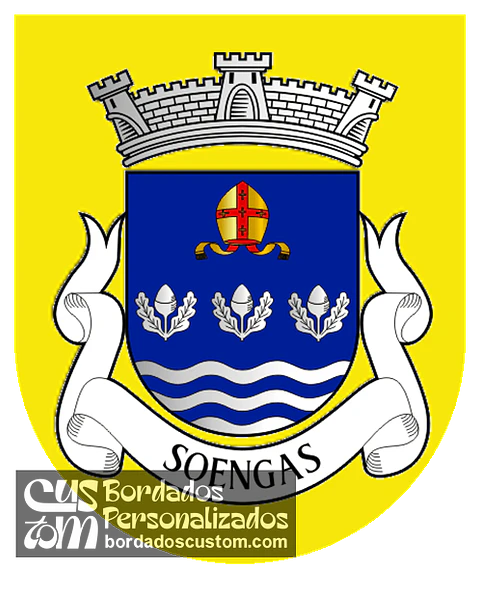 Emblema Bordado Antiga Freguesia de Soengas (Vieira do Minho, Braga)