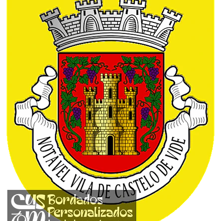 Emblema Bordado Município de Castelo de Vide (Portalegre) 1