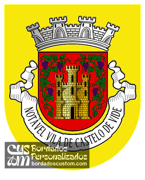 Emblema Bordado Município de Castelo de Vide (Portalegre)