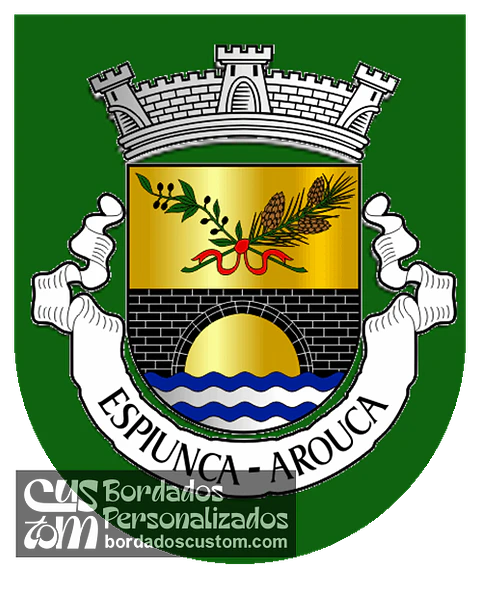 Emblema Bordado Antiga Freguesia de Espiunca (Arouca, Aveiro)