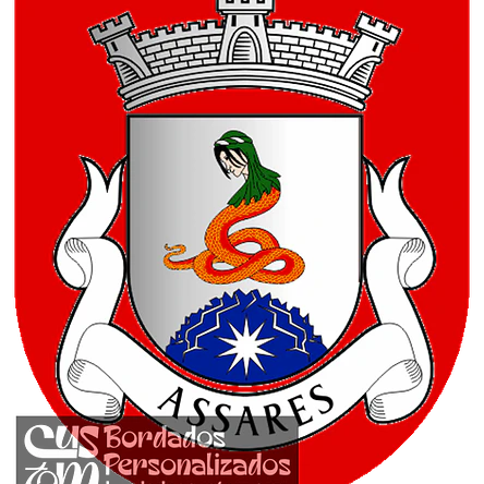 Emblema Bordado Antiga Freguesia de Assares (Vila Flor, Bragança) 1