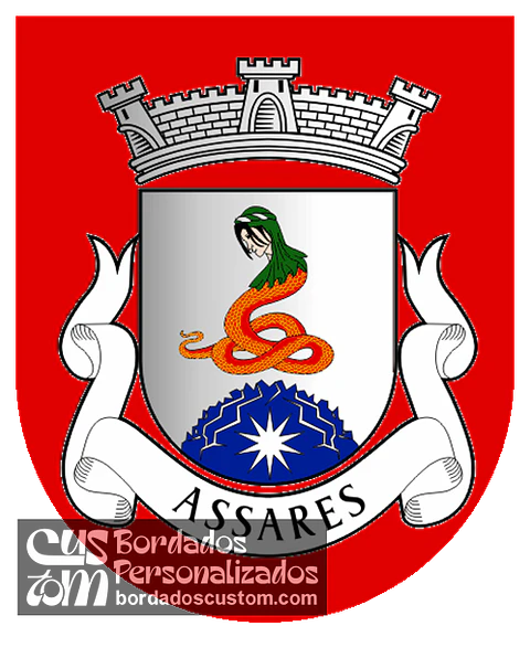 Emblema Bordado Antiga Freguesia de Assares (Vila Flor, Bragança)
