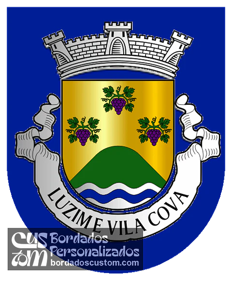 Emblema Bordado Freguesia de Luzim e Vila Cova (Penafiel, Porto)