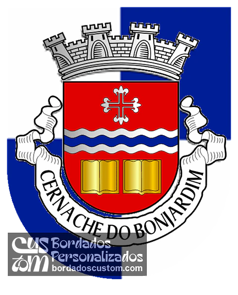 Emblema Bordado Antiga Freguesia de Cernache do Bonjardim (Sertã, Castelo Branco)