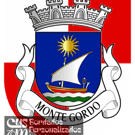 Emblema Bordado Freguesia de Monte Gordo (Vila Real de Santo António, Faro) 1