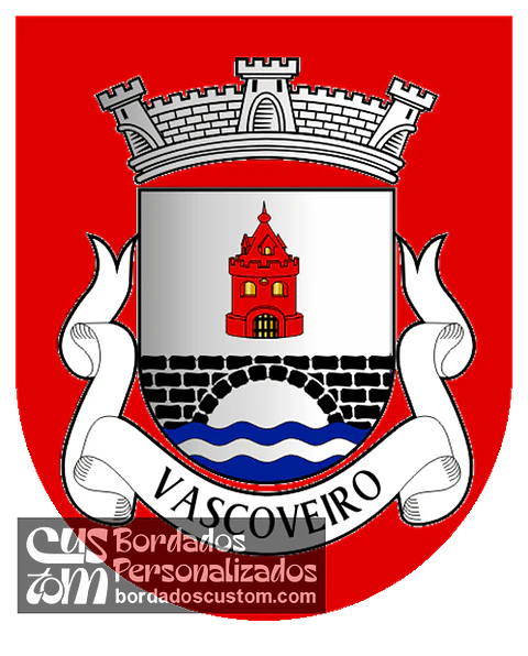 Emblema Bordado Freguesia de Vascoveiro (Pinhel, Guarda)