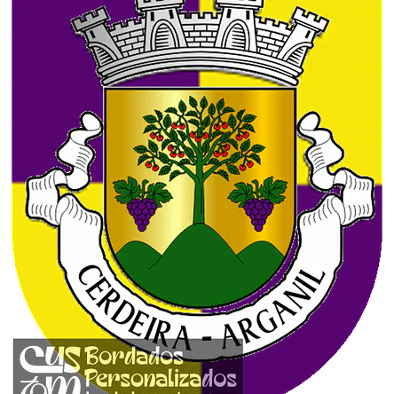 Emblema Bordado Antiga Freguesia de Cerdeira (Arganil, Coimbra) 1