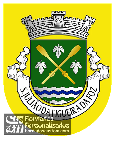 Emblema Bordado Antiga Freguesia de São Julião da Figueira da Foz (Figueira da Foz, Coimbra)