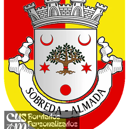 Emblema Bordado Antiga Freguesia de Sobreda (Almada, Setúbal) 1