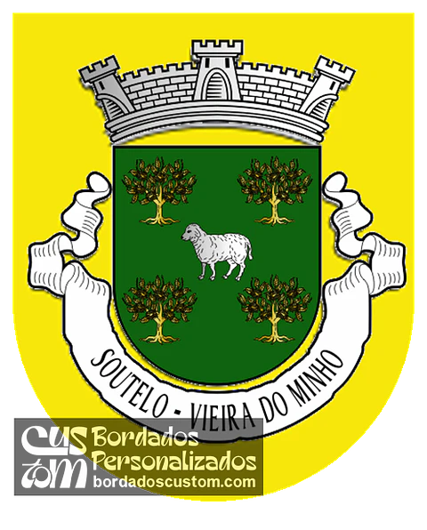 Emblema Bordado Antiga Freguesia de Soutelo (Vieira do Minho, Braga)
