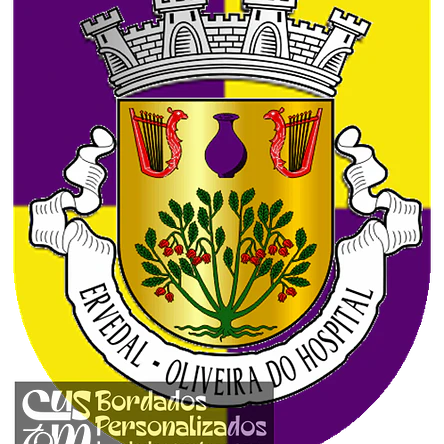 Emblema Bordado Antiga Freguesia de Ervedal (Oliveira do Hospital, Coimbra) 1