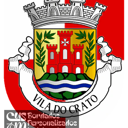 Emblema Bordado Município de Crato (Portalegre) 1