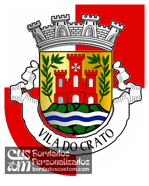 Emblema Bordado Município de Crato (Portalegre)