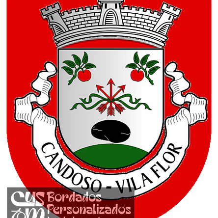 Emblema Bordado Antiga Freguesia de Candoso (Vila Flor, Bragança) 1