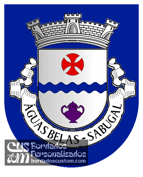Emblema Bordado Freguesia de Águas Belas (Sabugal, Guarda)