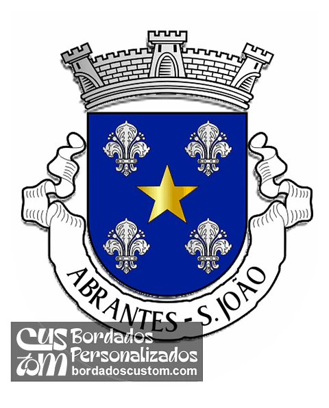 Emblema Bordado Antiga Freguesia de Abrantes (São João) (Abrantes, Santarém)
