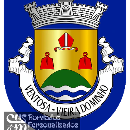 Emblema Bordado Antiga Freguesia de Ventosa (Vieira do Minho, Braga) 1