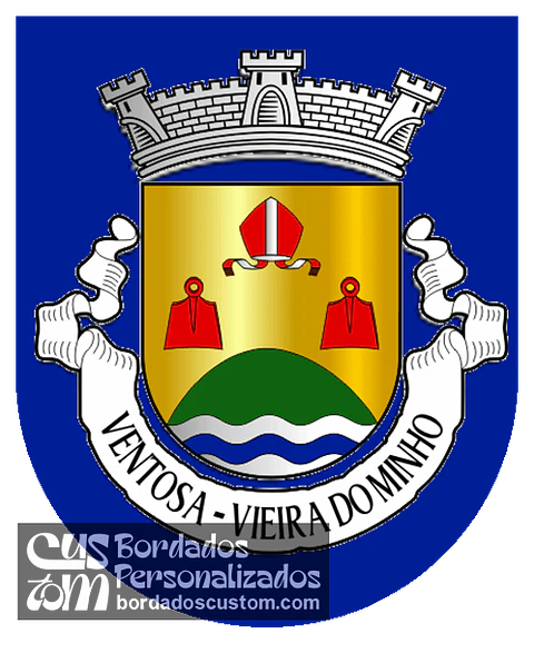 Emblema Bordado Antiga Freguesia de Ventosa (Vieira do Minho, Braga)