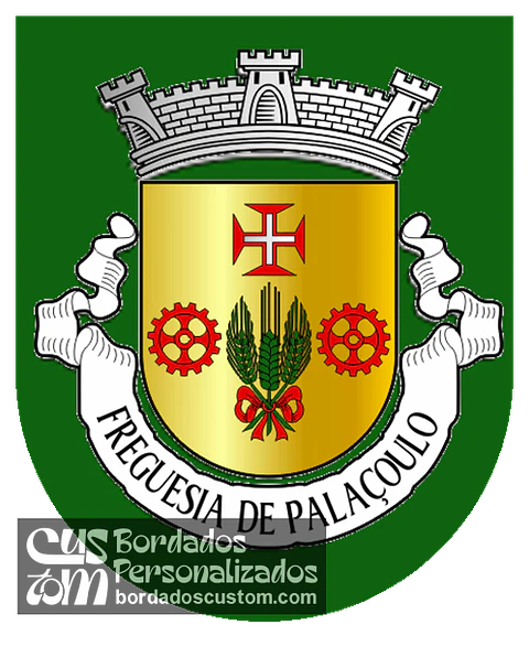 Emblema Bordado Freguesia de Palaçoulo (Miranda do Douro, Bragança)