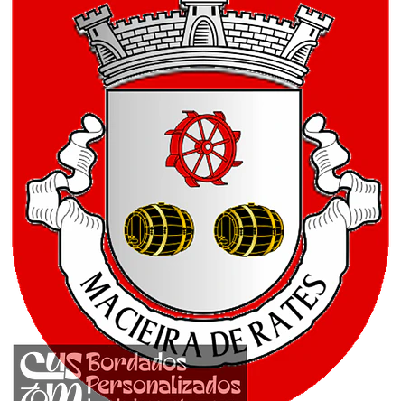 Emblema Bordado Freguesia de Macieira de Rates (Barcelos, Braga) 1