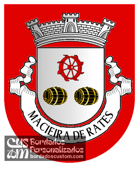 Emblema Bordado Freguesia de Macieira de Rates (Barcelos, Braga)