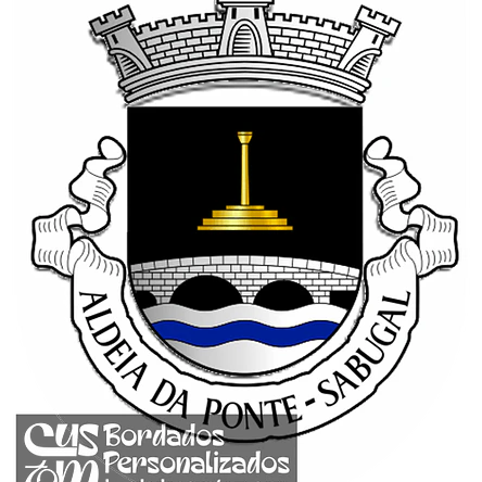 Emblema Bordado Freguesia de Aldeia da Ponte (Sabugal, Guarda) 1