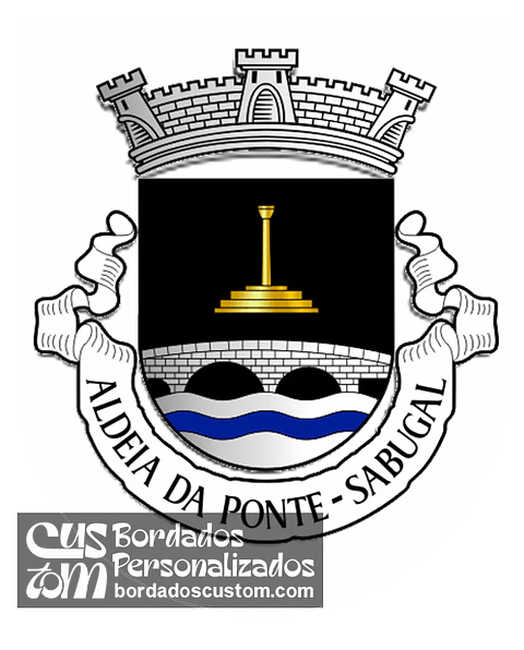 Emblema Bordado Freguesia de Aldeia da Ponte (Sabugal, Guarda)