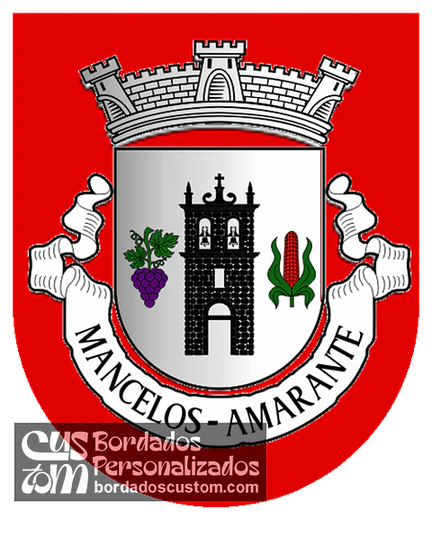 Emblema Bordado Freguesia de Mancelos (Amarante, Porto)