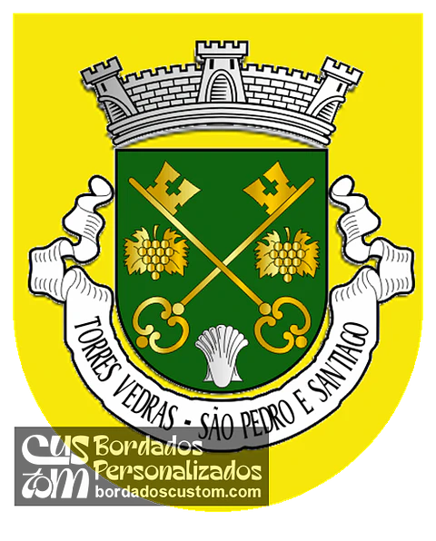 Emblema Bordado Antiga Freguesia de Torres Vedras (São Pedro e Santiago) (Torres Vedras, Lisboa)