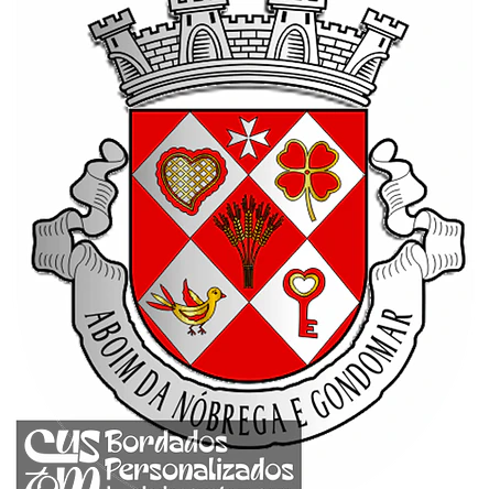 Emblema Bordado Freguesia de Aboim da Nóbrega e Gondomar (Vila Verde, Braga) 1