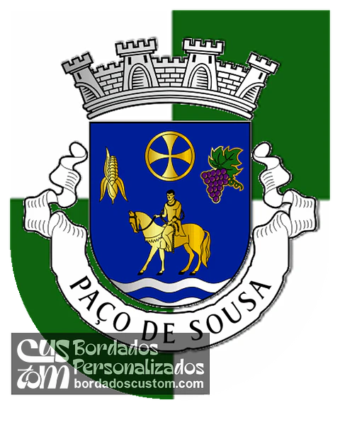 Emblema Bordado Freguesia de Paço de Sousa (Penafiel, Porto)