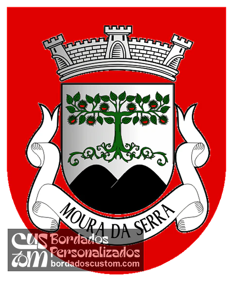 Emblema Bordado Antiga Freguesia de Moura da Serra (Arganil, Coimbra)