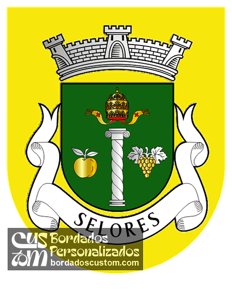 Emblema Bordado Antiga Freguesia de Selores (Carrazeda de Anciães, Bragança)