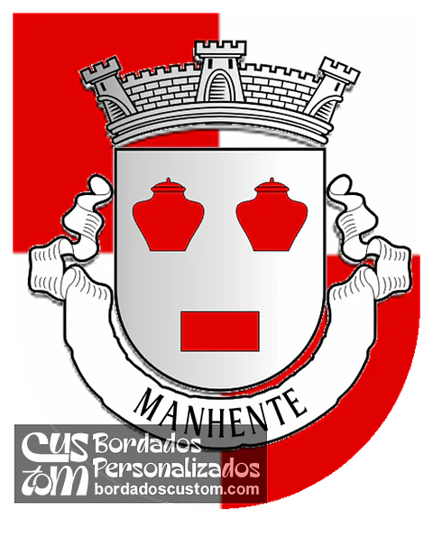 Emblema Bordado Freguesia de Manhente (Barcelos, Braga)