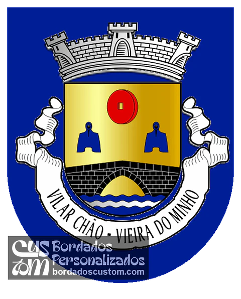 Emblema Bordado Antiga Freguesia de Vilar do Chão (Vieira do Minho, Braga)