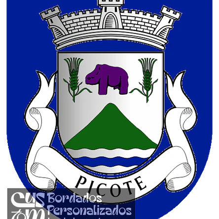 Emblema Bordado Freguesia de Picote (Miranda do Douro, Bragança) 1