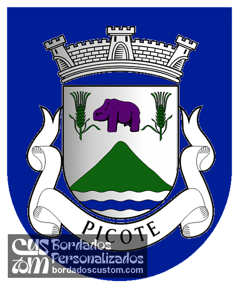 Emblema Bordado Freguesia de Picote (Miranda do Douro, Bragança)