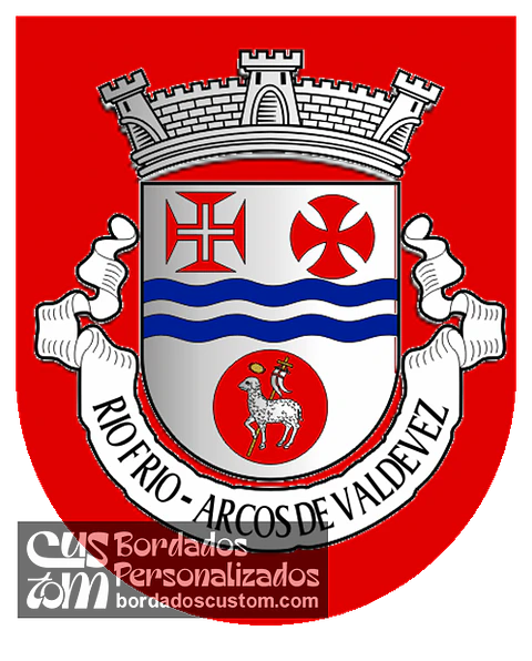 Emblema Bordado Freguesia de Rio Frio (Arcos de Valdevez, Viana do Castelo)