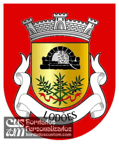 Emblema Bordado Antiga Freguesia de Lodões (Vila Flor, Bragança)