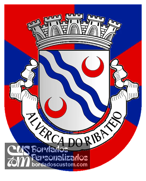 Emblema Bordado Antiga Freguesia de Alverca do Ribatejo (Vila Franca de Xira, Lisboa)