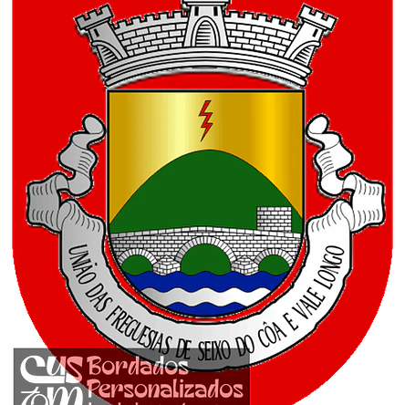 Emblema Bordado Freguesia de Seixo do Côa e Vale Longo (Sabugal, Guarda) 1