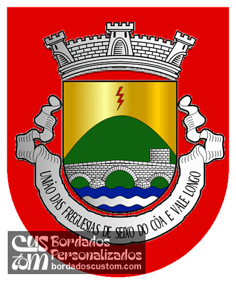 Emblema Bordado Freguesia de Seixo do Côa e Vale Longo (Sabugal, Guarda)