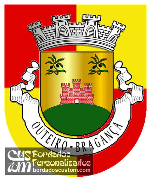Emblema Bordado Freguesia de Outeiro (Bragança, Bragança)