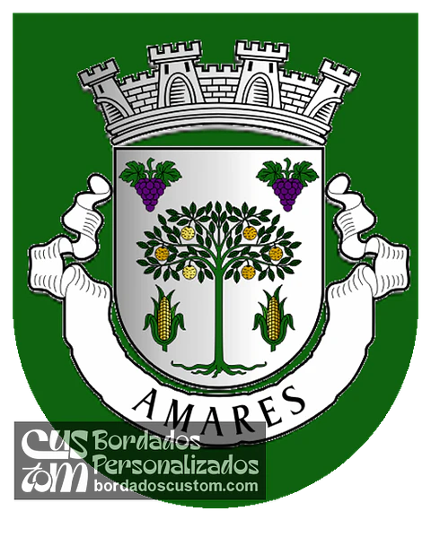 Emblema Bordado Município de Amares (Braga)