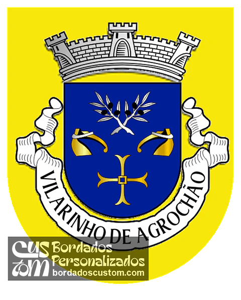 Emblema Bordado Freguesia de Vilarinho de Agrochão (Macedo de Cavaleiros, Bragança)