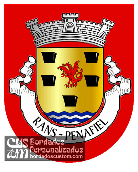 Emblema Bordado Freguesia de Parada de Rans (Penafiel, Porto)
