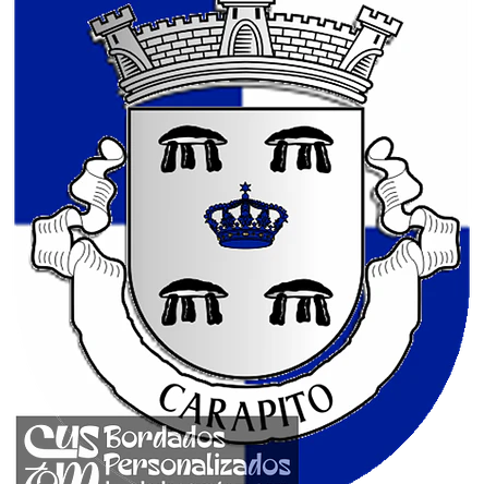 Emblema Bordado Freguesia de Carapito (Aguiar da Beira, Guarda) 1